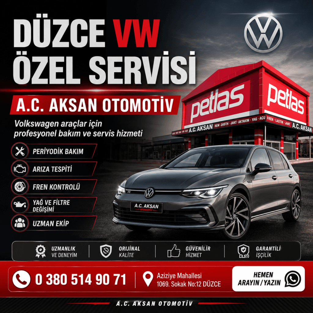 DÜZCE VW ÖZEL SERVİSİ - A.C. Aksan Otomotiv